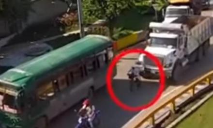 Adulto mayor muere arrollado por camión en la rotonda de Las Flores, Barranquilla