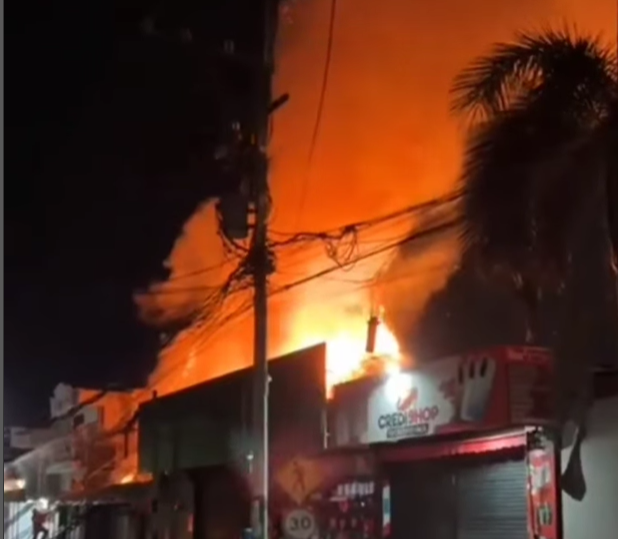 Incendio en discoteca de Sabanagrande deja cuantiosos daños materiales