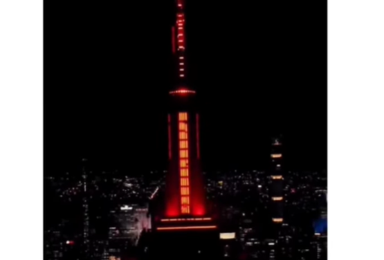 El Empire State se tiñó de rojo en honor al Silvestrismo y a Silvestre Dangond
