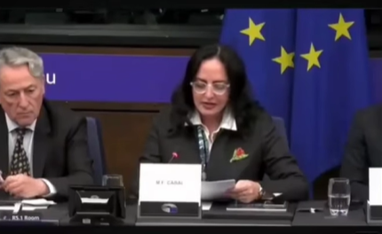 María Fernanda Cabal denuncia ante el Parlamento Europeo un “derrumbe institucional” en Colombia