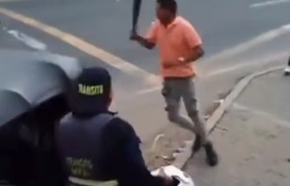 Rechazo en Malambo por agresión a agente de tránsito durante operativo vial