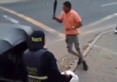 Rechazo en Malambo por agresión a agente de tránsito durante operativo vial