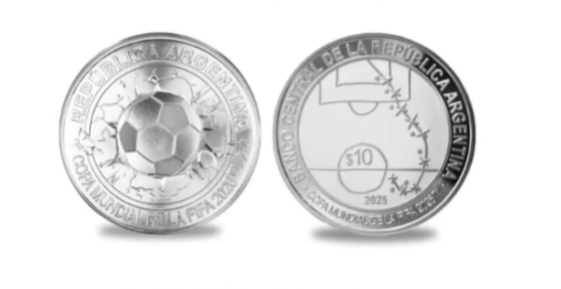 Argentina lanza moneda conmemorativa del gol de Maradona en México 86