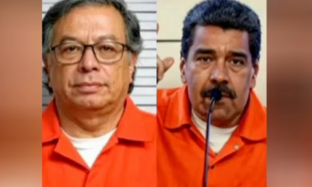 Foto con montaje de Petro y Maduro vestidos de presos desata nueva crisis diplomática entre Colombia y el Gobierno Trump
