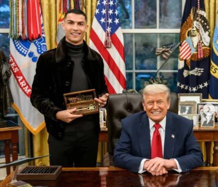 ¿El Mundial de CR7?: El astro portugués Se reunió con Trump en cena de gala