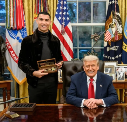 ¿El Mundial de CR7?: El astro portugués Se reunió con Trump en cena de gala