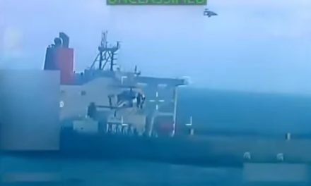 EE. UU. divulga imágenes de petrolero incautado frente a las costas de Venezuela