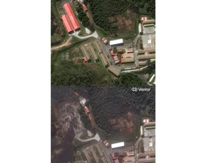  Imágenes satelitales muestran el antes y después de los ataques de EE.UU. en Venezuela