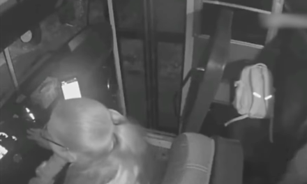 Hermanos salvan a conductora de autobús escolar que sufrió problema al respirar