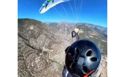 Parapentista sobrevive a aterrizaje fallido que quedó grabado en video