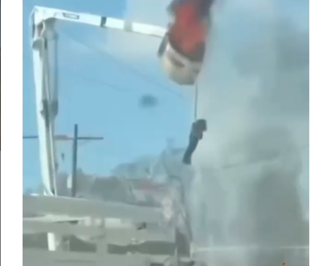  Impactante rescate de trabajador eléctrico tras incendio de camión en Baton Rouge