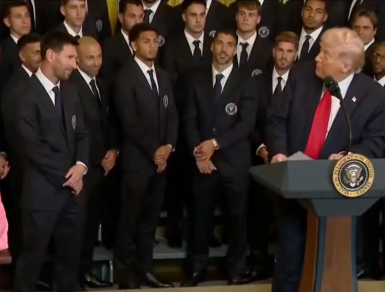 Trump elogia a Messi en la Casa Blanca y reaviva el debate sobre el mejor futbolista de la historia