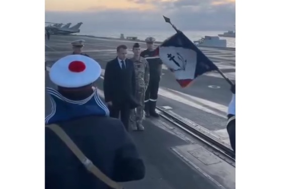 Francia exhibe su poder militar en el Mediterráneo en medio de tensiones internacionales