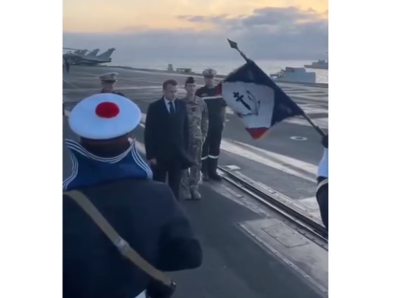 Francia exhibe su poder militar en el Mediterráneo en medio de tensiones internacionales