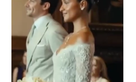 💍 Así fue la boda civil de Charles Leclerc y Alexandra Saint Mleux