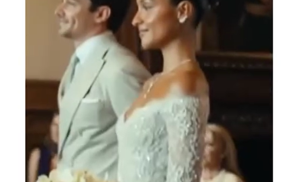 💍 Así fue la boda civil de Charles Leclerc y Alexandra Saint Mleux