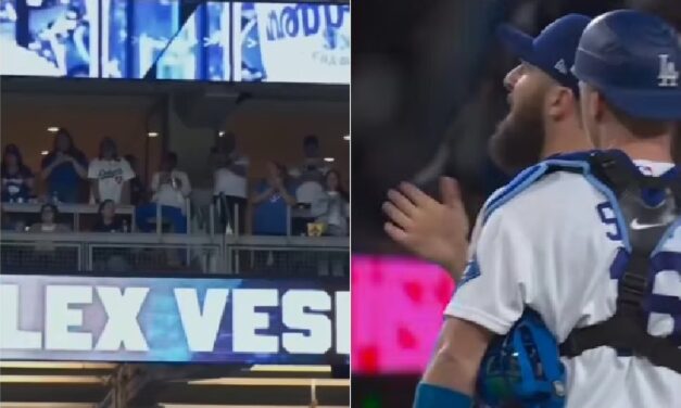 Aunque su hija falleció, Vesia invitó a los médicos a un juego de los Dodgers