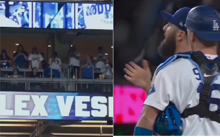 Aunque su hija falleció, Vesia invitó a los médicos a un juego de los Dodgers