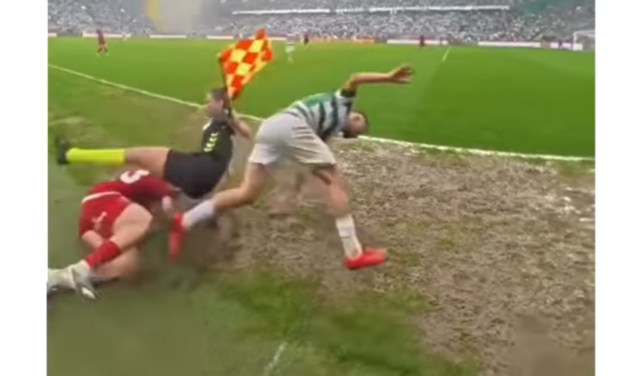 Embistió a la árbitra y ni disculpas le presentó