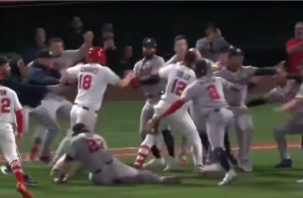 ¡Problemas en Anaheim! Reynaldo López y Jorge Soler protagonizan pelea y terminan expulsados