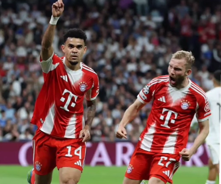 Luis Díaz marcó en el Bernabéu, pero terminó apagándose en el segundo tiempo