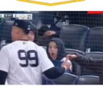 ¡Dame esos cinco!: Judge saluda a un fanatico