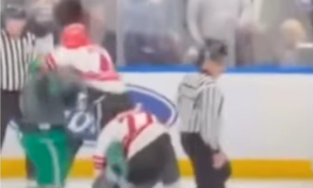 Peleas y emoción en el clásico solidario entre policías y bomberos de Nueva York