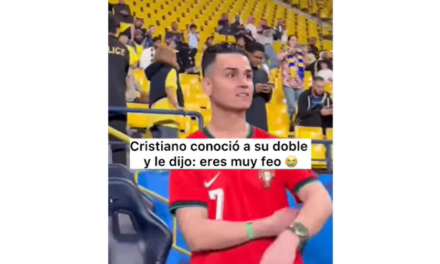 «No eres como yo, tu eres feo»: CR7 a su doble