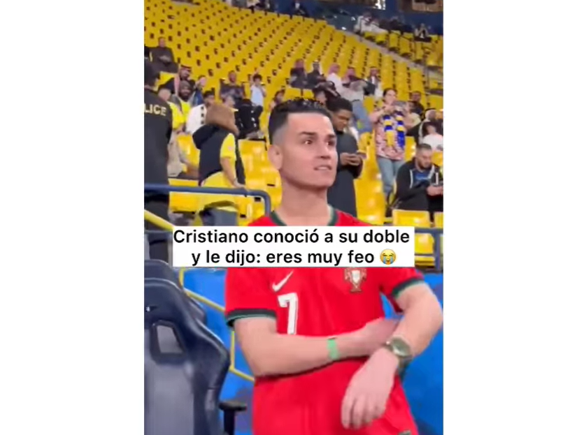 «No eres como yo, tu eres feo»: CR7 a su doble