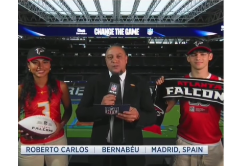 ¡ROBERTO CARLOS ANUNCIÓ EL PICK DE FALCONS DESDE EL BERNABÉU!