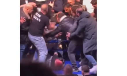 CAOS EN TURQUÍA: PELEA DE BOXEO TERMINA EN BATALLA CAMPAL