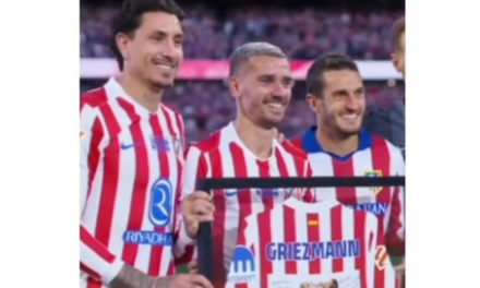 GRIEZMANN SE FUE ROTO EN LÁGRIMAS. Y EL METROPOLITANO TAMBIÉN