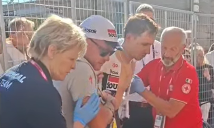 Filippo: ‘Zana’ pronto, el italiano sufrió escalofriante caída en el Giro