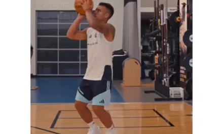  ¡Con Lautaro encendido! Argentina cambia el balón por la naranja en la concentración