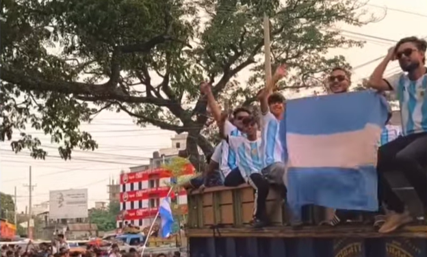 La locura por Argentina se toma India