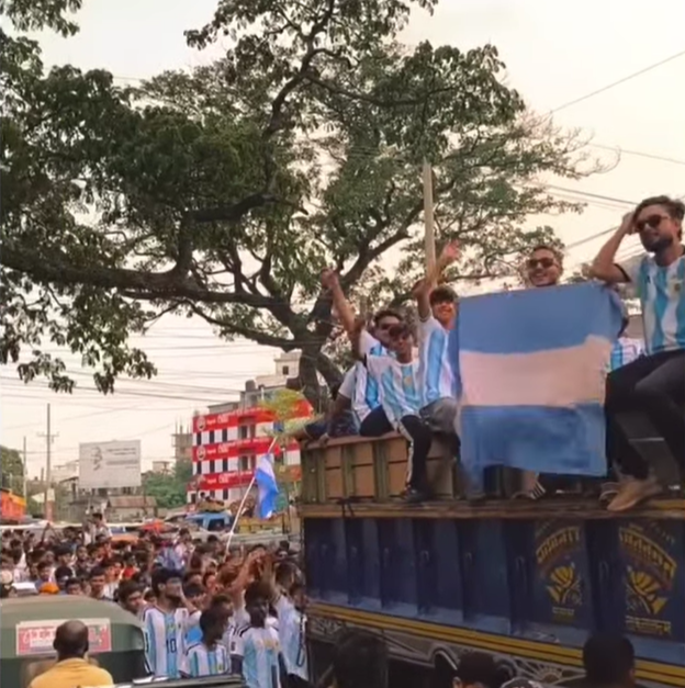 La locura por Argentina se toma India