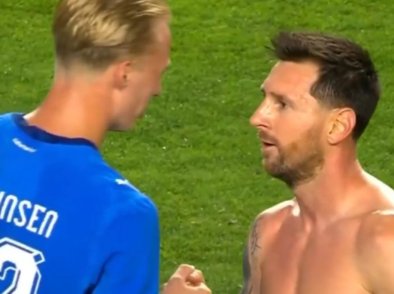 “Leo, te estás haciendo viejo”: el encuentro de Messi con el hijo de un excompañero del Barcelona
