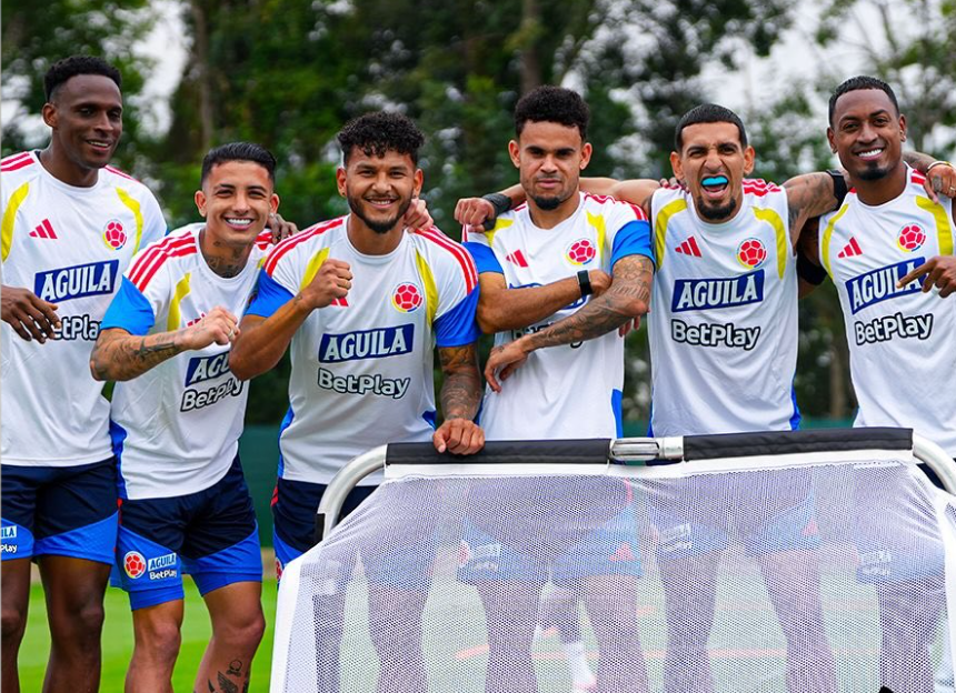 Colombia en Guadalajara: gran recivimiento y entrenamiento