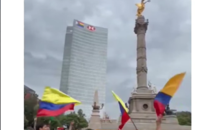 El Ángel se tiñó de amarillo: colombianos armaron el banderazo antes del duelo con Uzbekistán