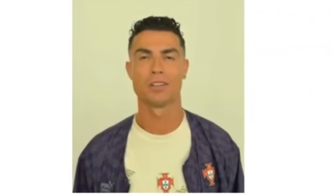 Cristiano Ronaldo sorprendió a un niño sobreviviente del terremoto con un emotivo mensaje