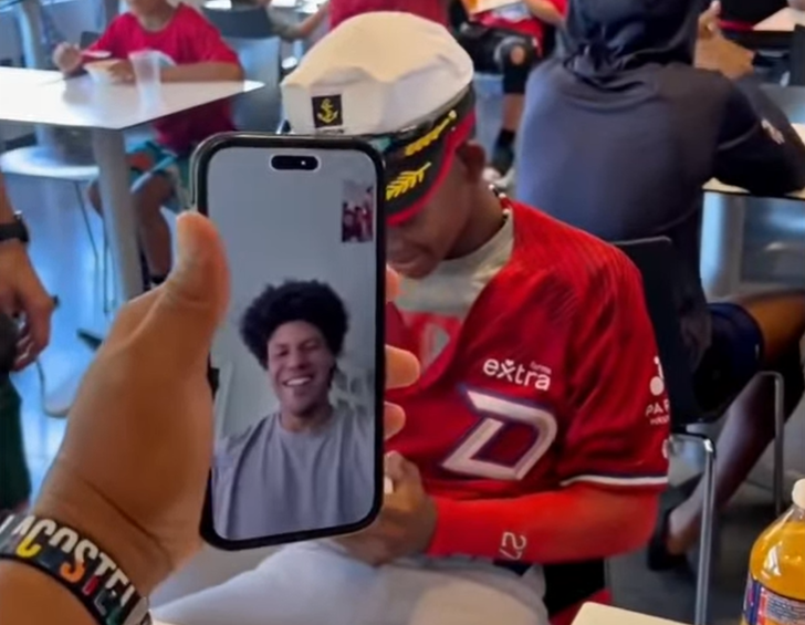 Juan Soto tuvo un gesto especial con los niños dominicanos