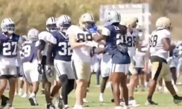 Se salió de control: peleas y un “suplex” en la práctica entre Cowboys y Saints