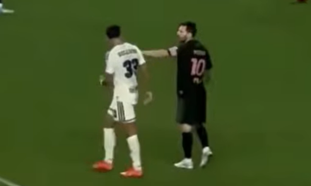 Messi, en el centro de la polémica por un gesto que encendió las redes
