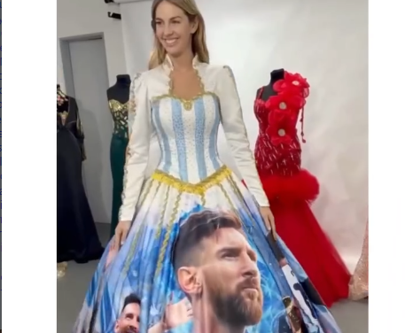 Leo Messi de alta costura