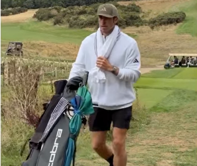 De cinco veces campeón de Europa a caddie: Gareth Bale cambia los tacos por los palos