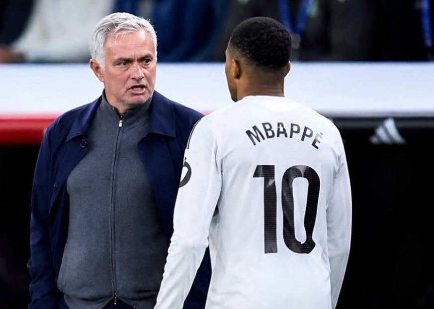 Mbapé sube video montando cicla y Mourinho lo regaña
