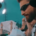 Maluma alentó a Atlético Nacional desde la tribuna popular