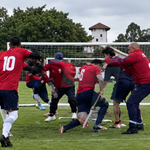 ¡VERGONZOSO! UNA FINAL DE FÚTBOL DE AMPUTADOS TERMINÓ A LOS MUETAZOS