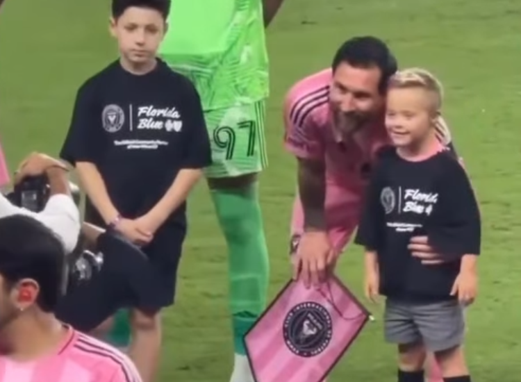 MESSI Y UN PEQUEÑO FANÁTICO: UN ENCUENTRO QUE VALIÓ MÁS QUE MIL PALABRAS